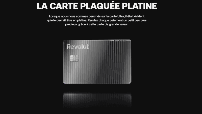 Capture ecran carte revolut ultra 24